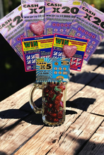 Load image into Gallery viewer, $75 Lotto Scratch Off Gift Bouquet
