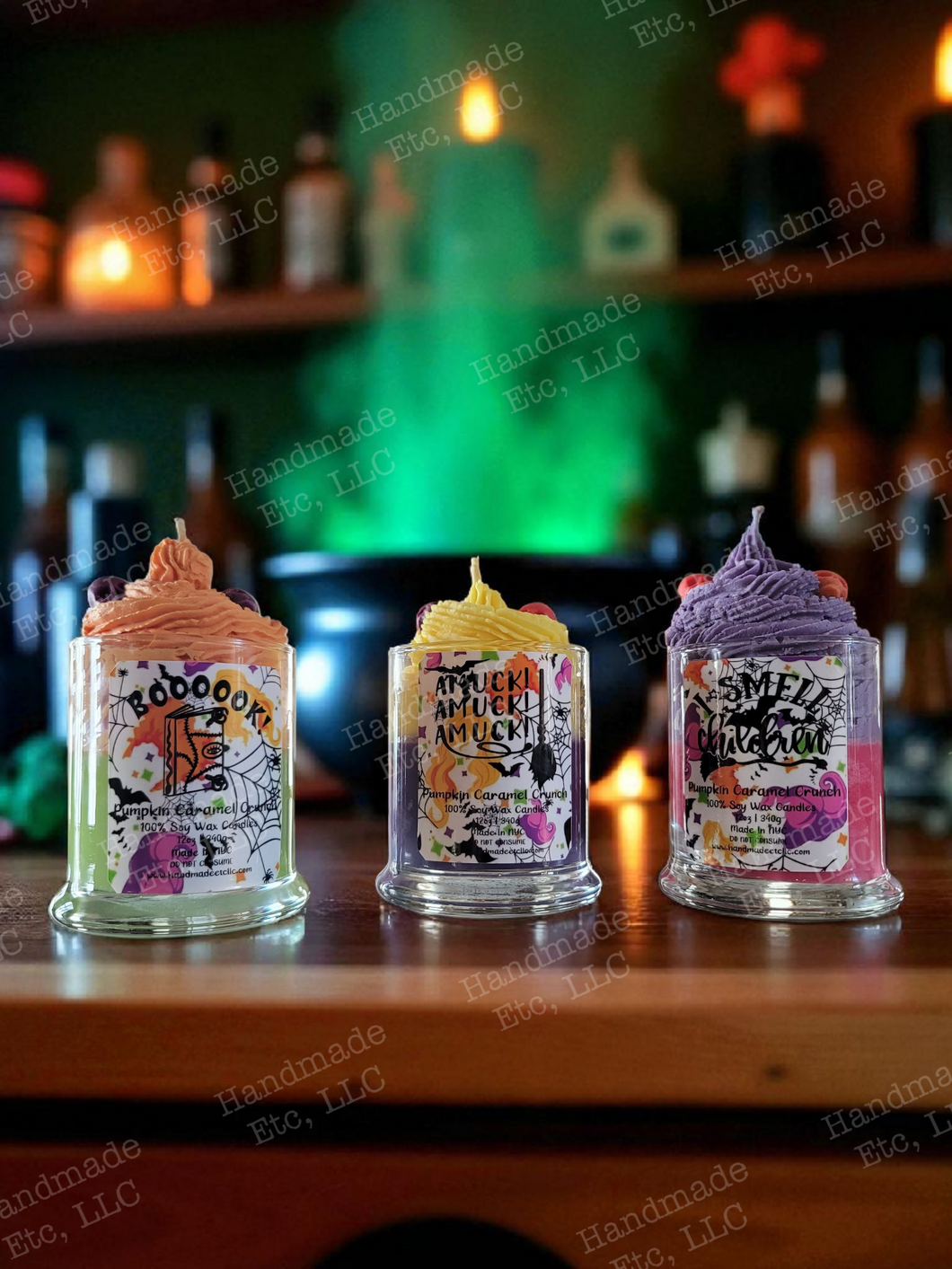 Witchy Sisters Candle Trio