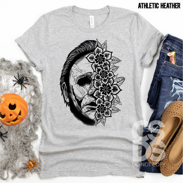 Michael Meyers Floral Screen Print Transfer (Black)