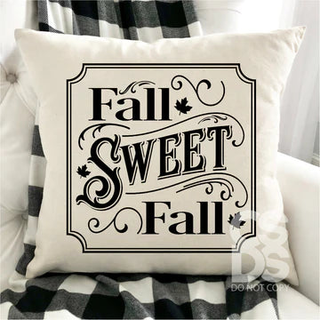 Fall Sweet Fall Screen Print Transfer (Black)